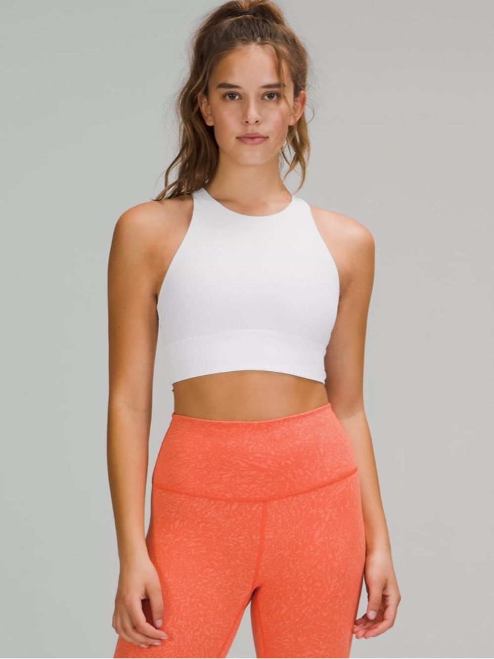 Lululemon Ribbed High Neck Crop Bralette